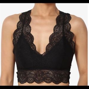 Black Lace Bralette 2x